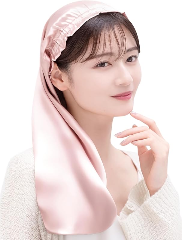 シルク100% ナイトキャップ（ロングヘア用）